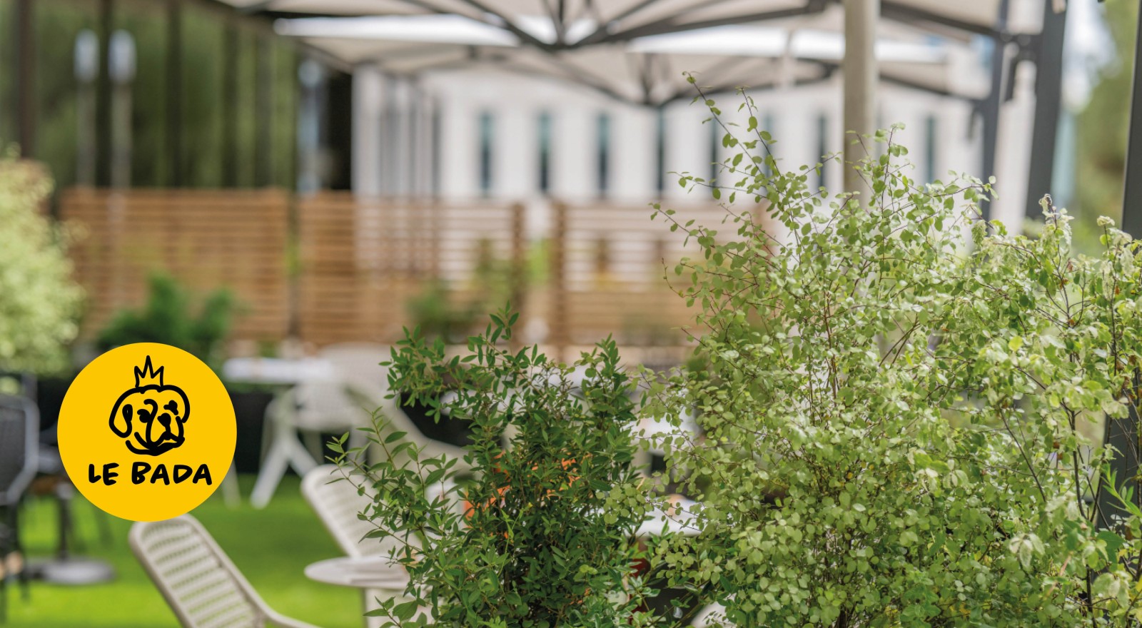 Terrasse ensoleillée Le Bada